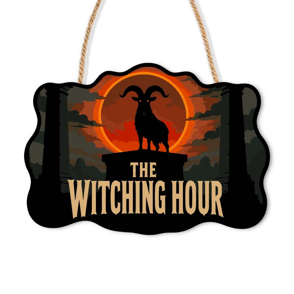 Paint by Numbers - Wooden Door Hanger | The Witching Hour
