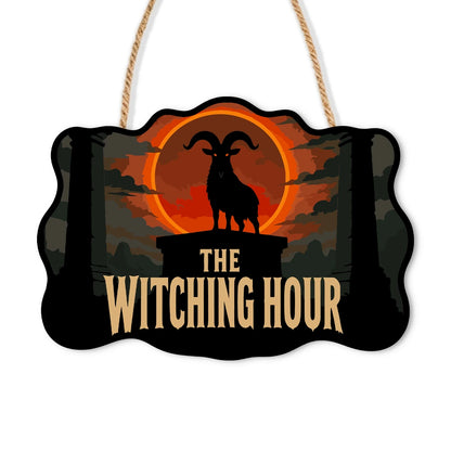 Paint by Numbers - Wooden Door Hanger | The Witching Hour