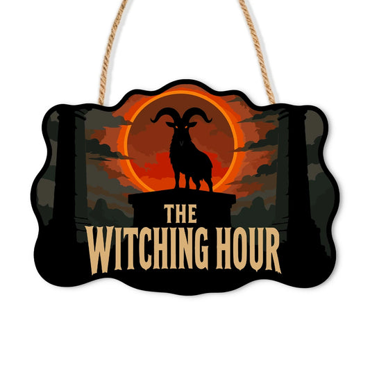 Paint by Numbers - Wooden Door Hanger | The Witching Hour