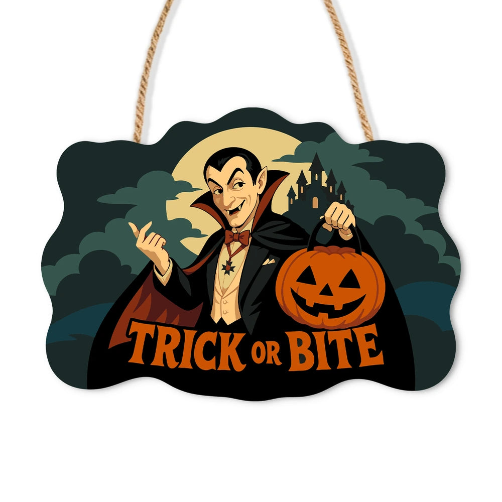 Paint by Numbers - Wooden Door Hanger | Trick or Bite