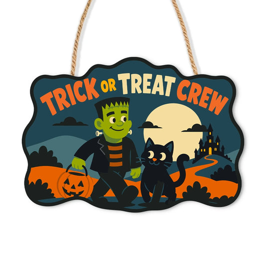 Paint by Numbers - Wooden Door Hanger | Trick or Treat Crew
