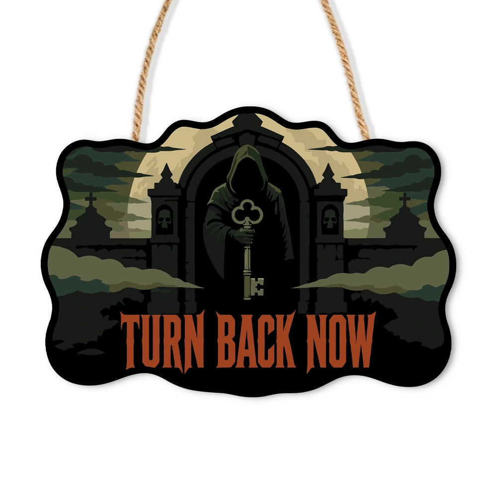 Paint by Numbers - Wooden Door Hanger | Turn Back Now