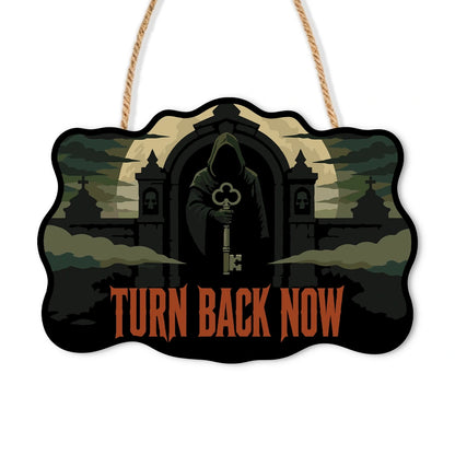 Paint by Numbers - Wooden Door Hanger | Turn Back Now