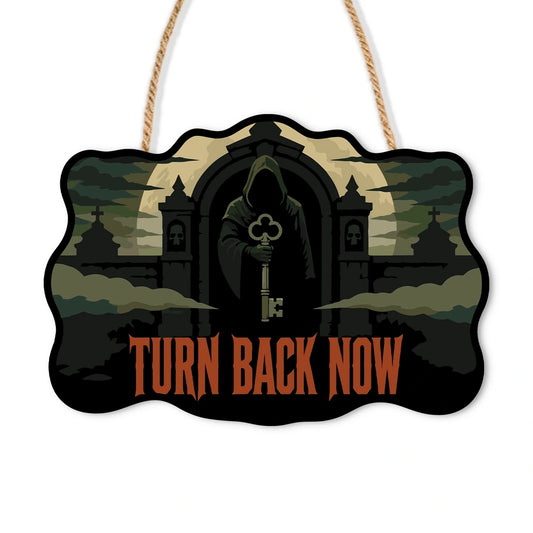 Paint by Numbers - Wooden Door Hanger | Turn Back Now