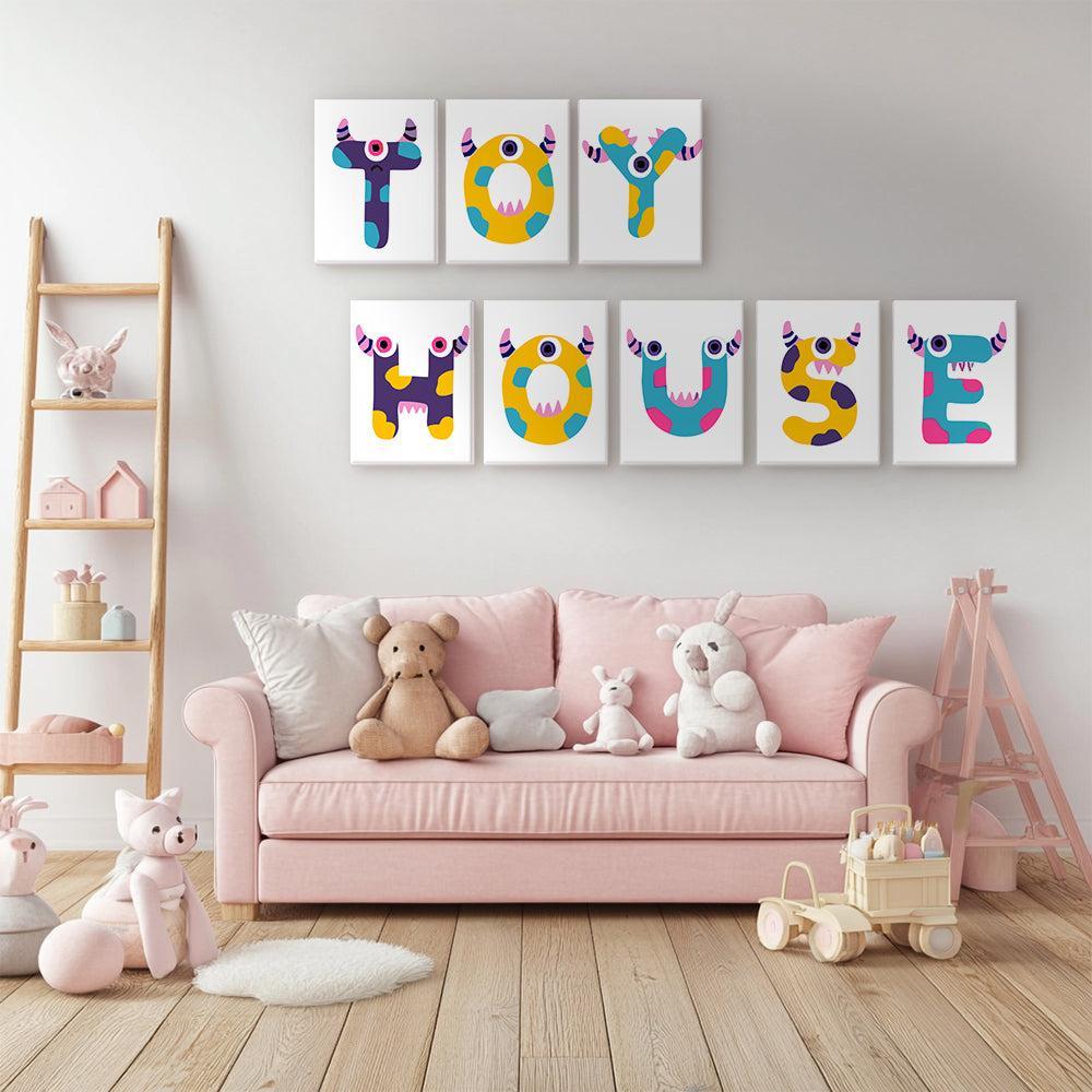 
Paint by Numbers – Alphabet Painting Kit | Color Pop Monster Letters A–Z