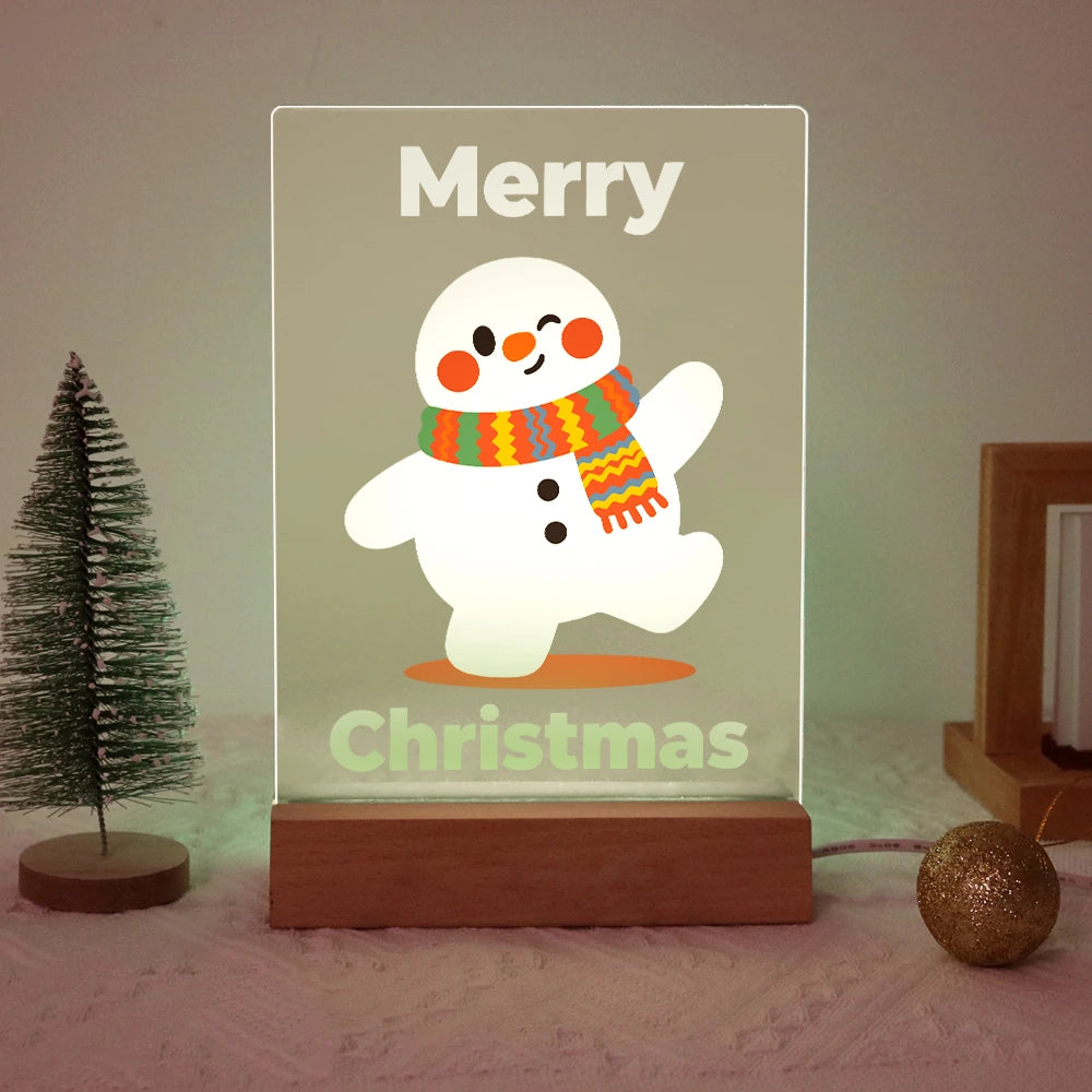 Paint by Numbers - Christmas Light | Dancing Snowman with Scarf