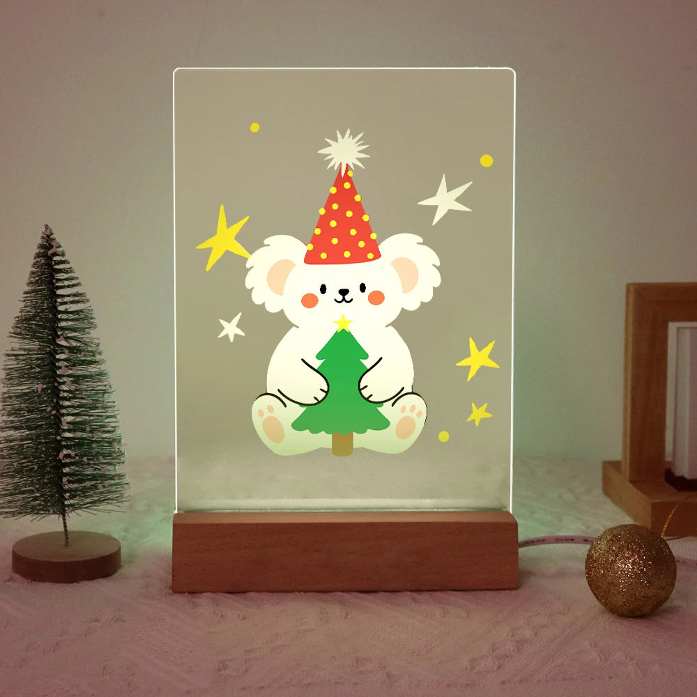 Paint by Numbers - Christmas Light | Koala Hugging a Little Tree