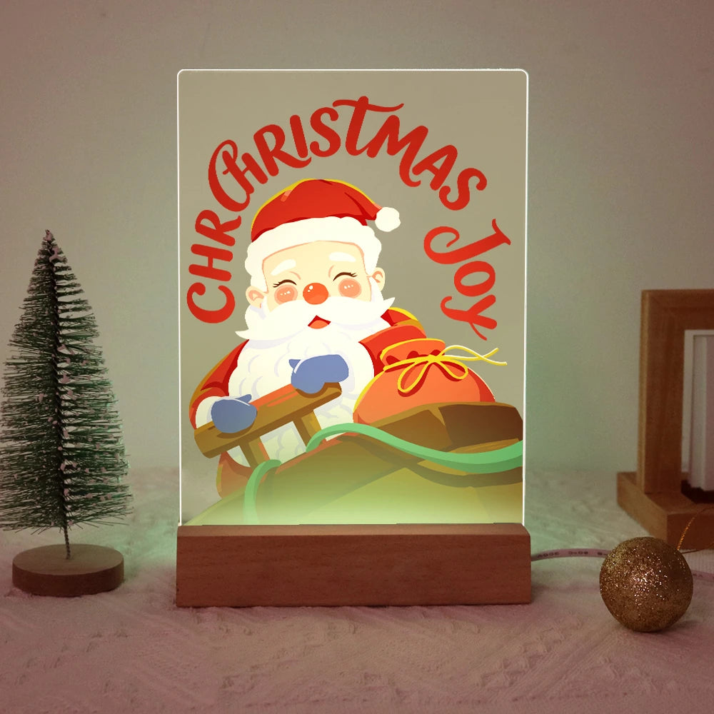Paint by Numbers - Christmas Light | Laughing Santa with Gift Sack