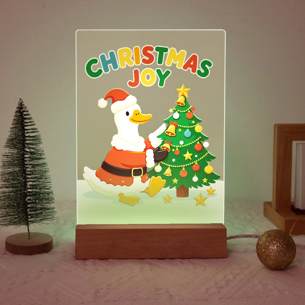 
Paint by Numbers - Christmas Light | Santa Duck Decorating the Tree