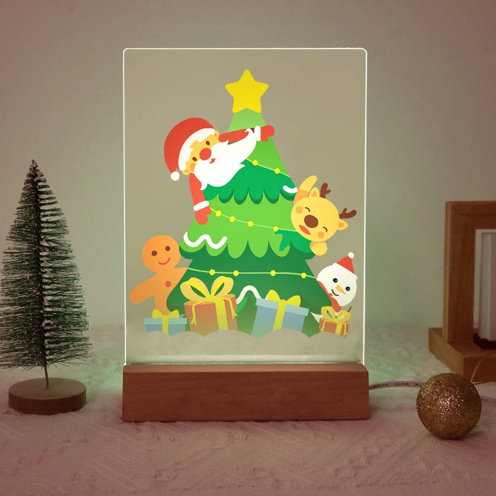
Paint by Numbers - Christmas Light | Santa Duck Trimming the Tree