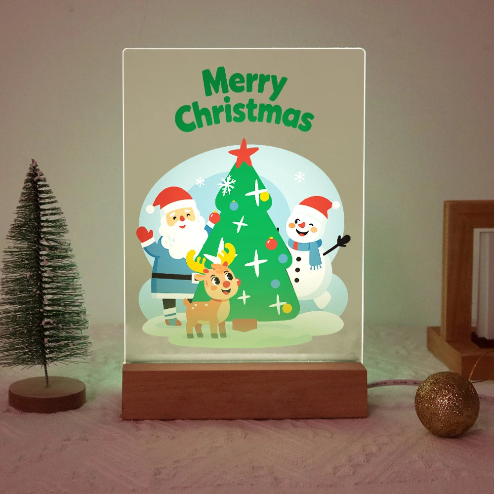 Paint by Numbers - Christmas Light | Santa and Friends at the Tree