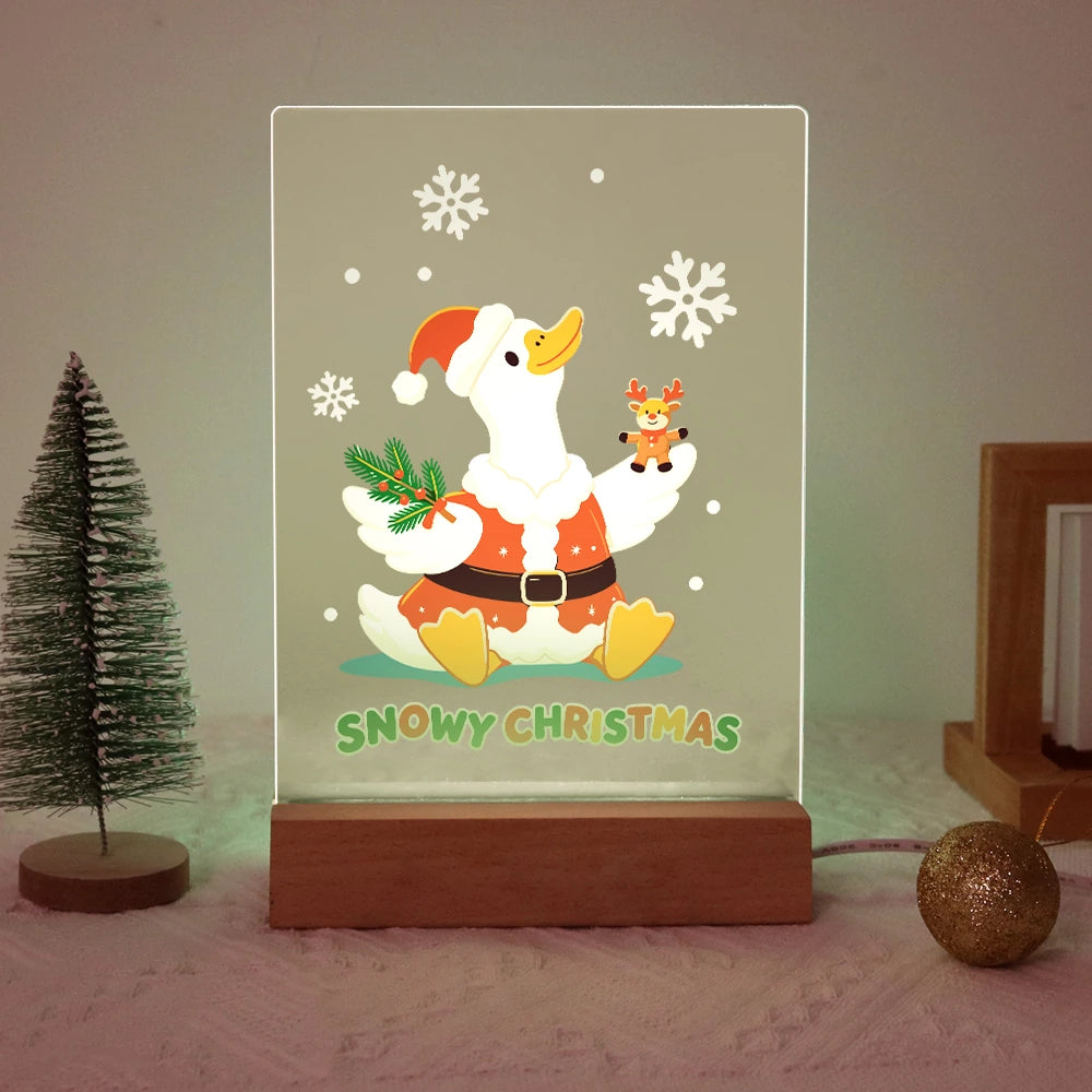 Paint by Numbers - Christmas Light | Snowy Christmas Duck