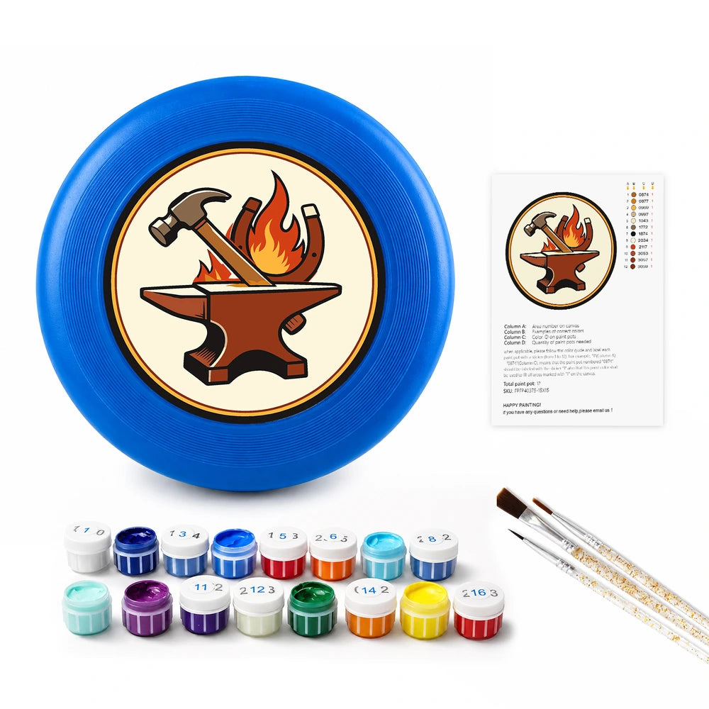
Paint by Numbers - Frisbee | Anvil and Hammer