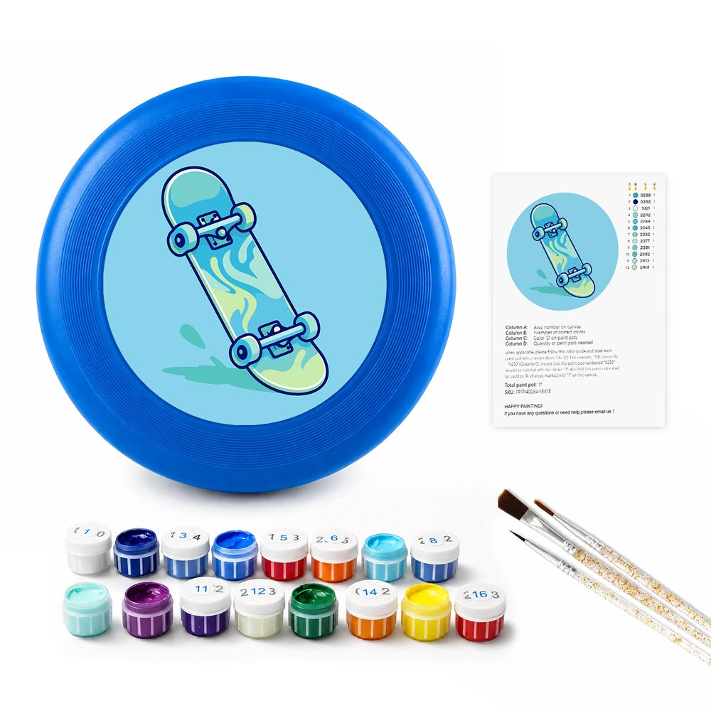 Paint by Numbers - Frisbee | Blue Skateboard