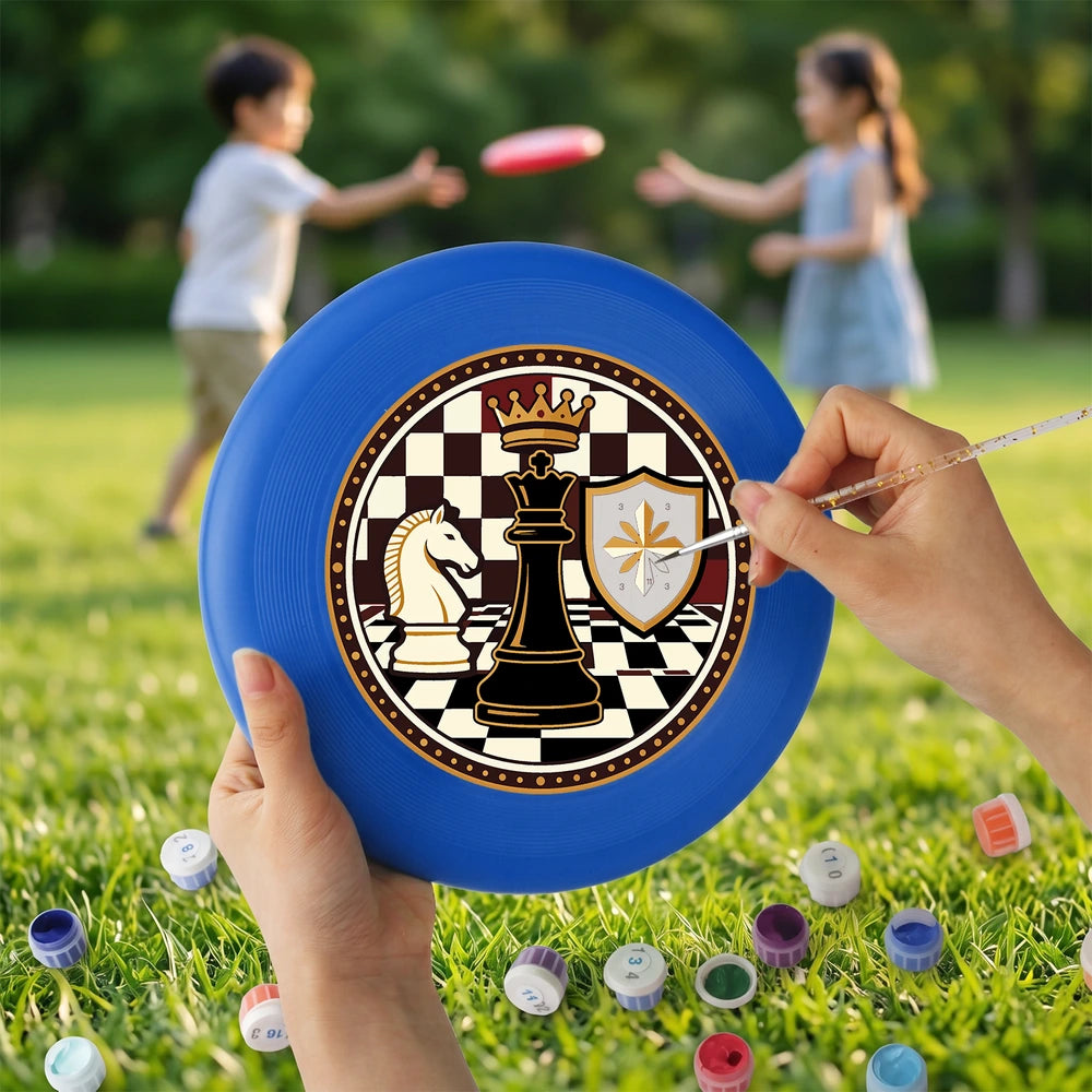 
Paint by Numbers - Frisbee | Chess Knight and King