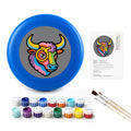 Paint by Numbers - Frisbee | Colorful Bull Head