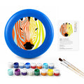 Paint by Numbers - Frisbee | Colorful Zebra Face