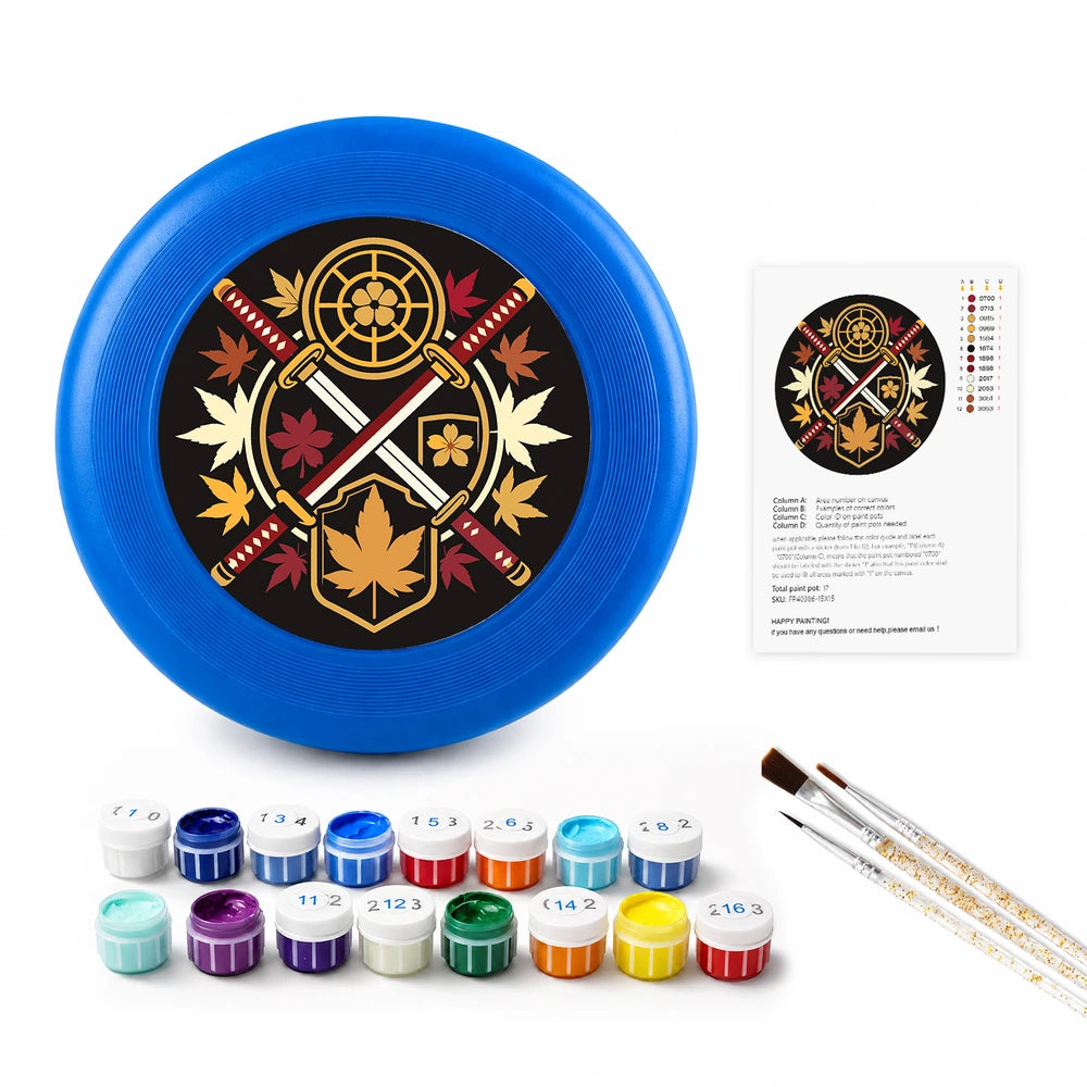 
Paint by Numbers - Frisbee | Crossed Swords Crest