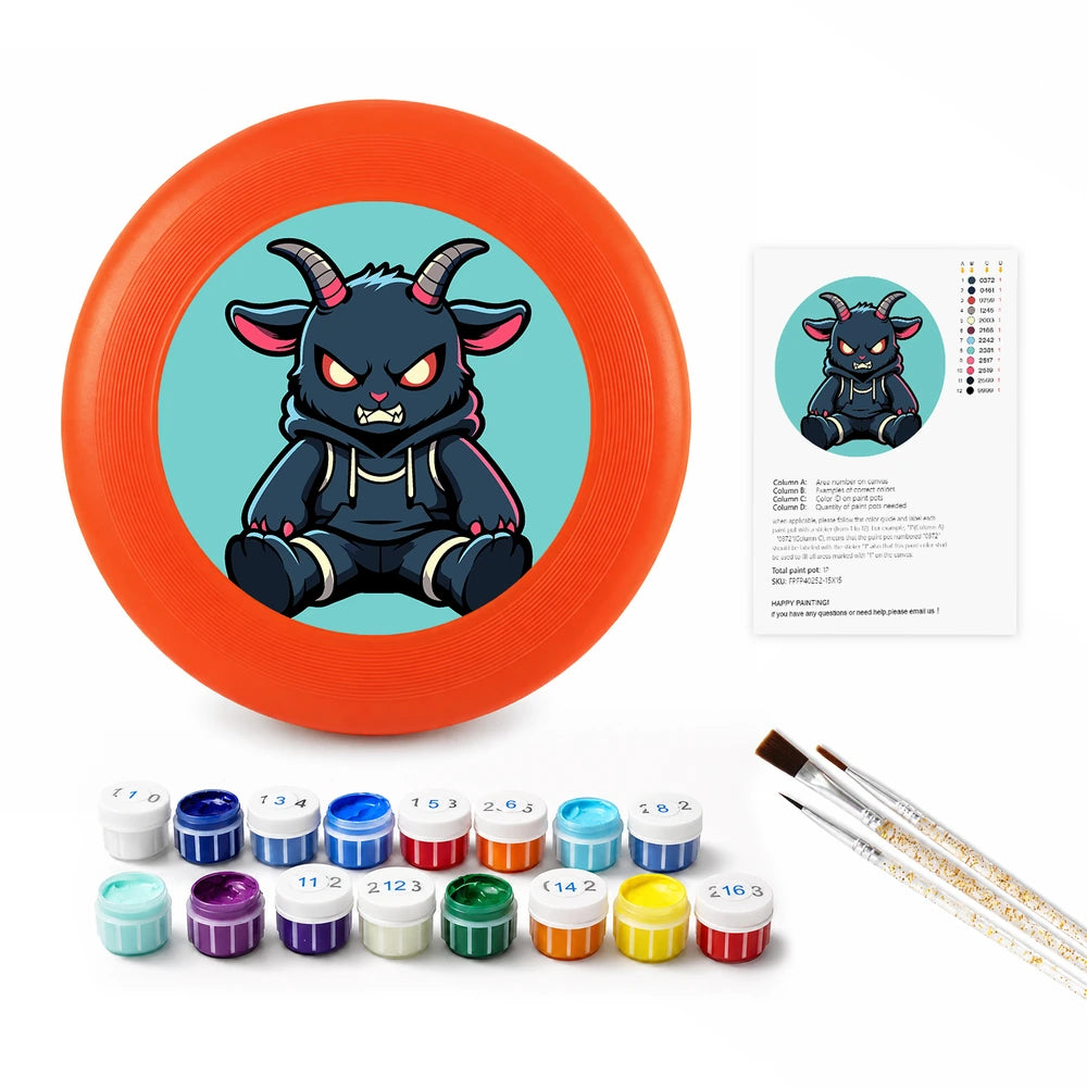 Paint by Numbers - Frisbee | Dark Goat Character