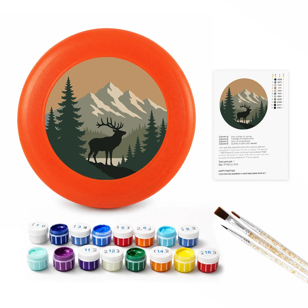 
Paint by Numbers - Frisbee | Deer in the Mountains