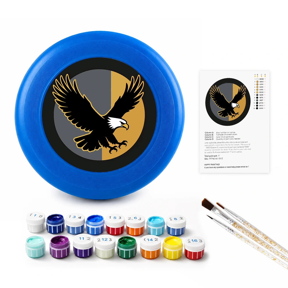 
Paint by Numbers - Frisbee | Eagle Emblem
