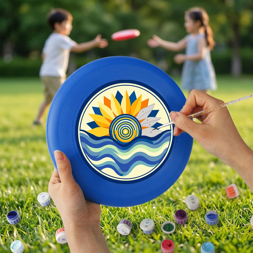 
Paint by Numbers - Frisbee | Golden Sun and Waves
