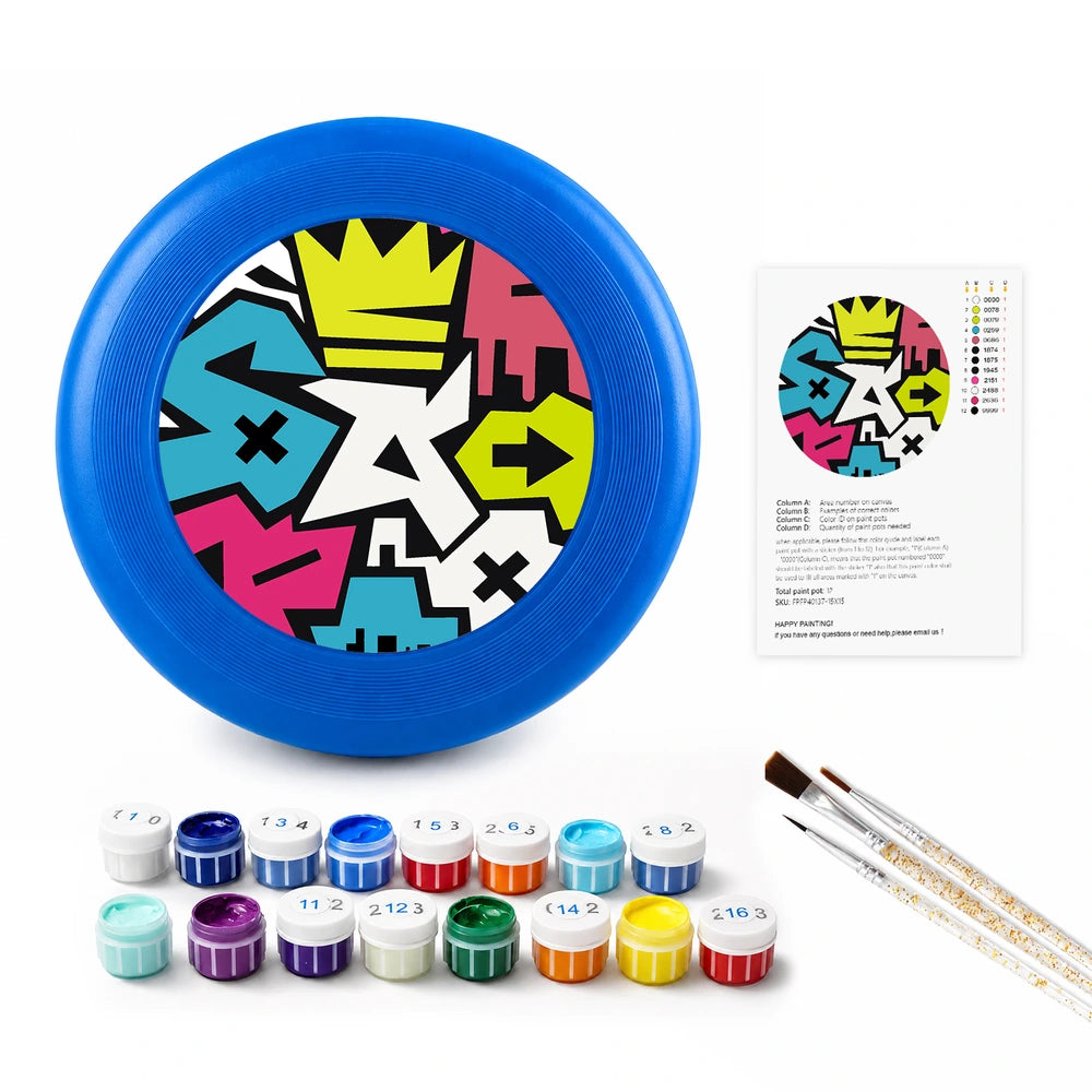 
Paint by Numbers - Frisbee | Graffiti Crown