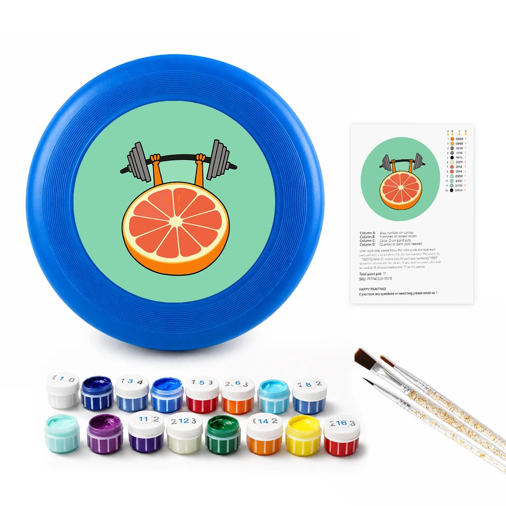 Paint by Numbers - Frisbee | Grapefruit Workout