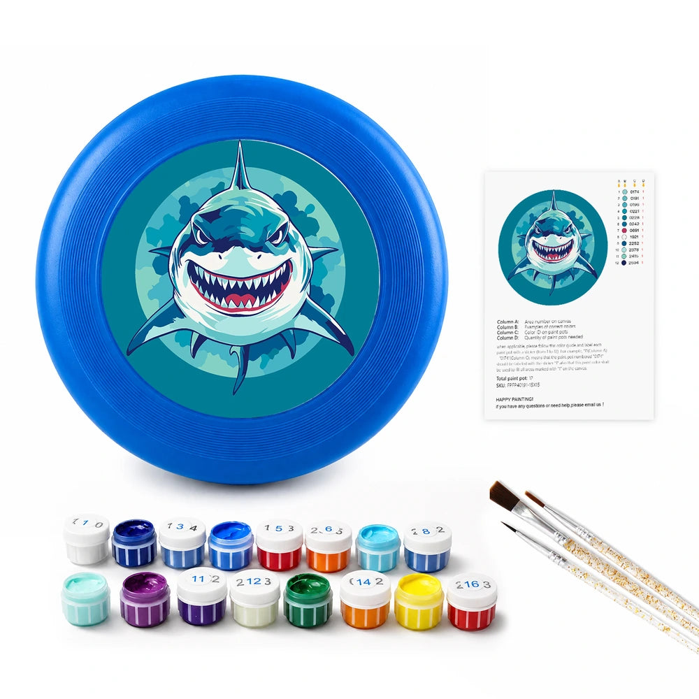 Paint by Numbers - Frisbee | Great White Shark