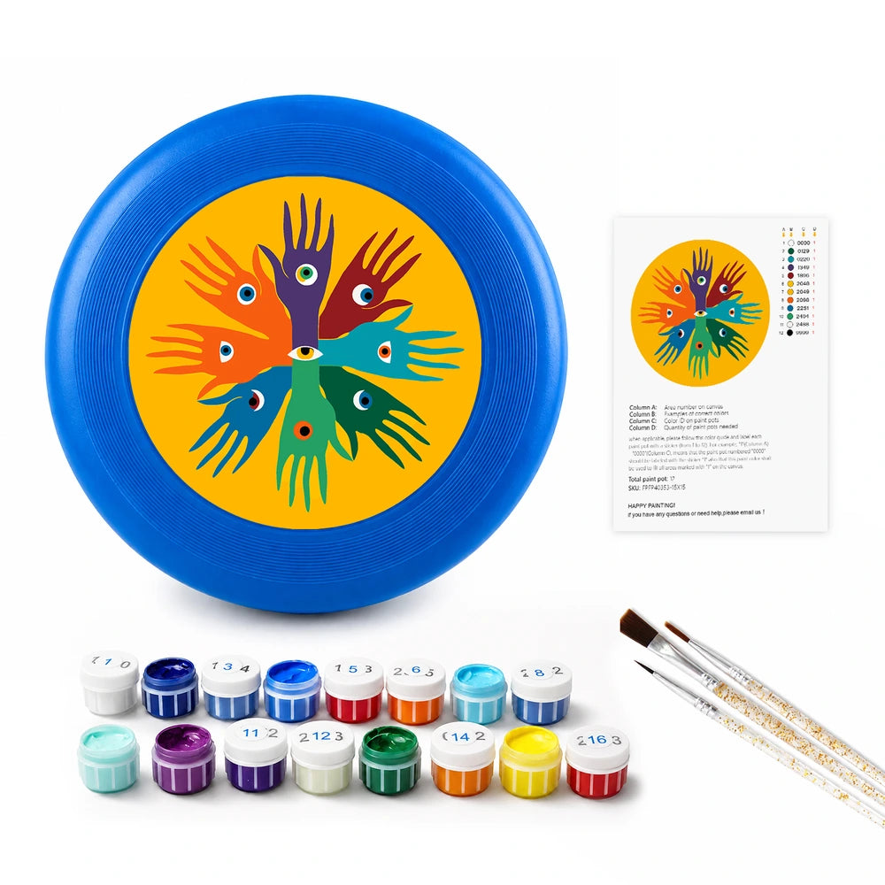 
Paint by Numbers - Frisbee | Hands and Eyes