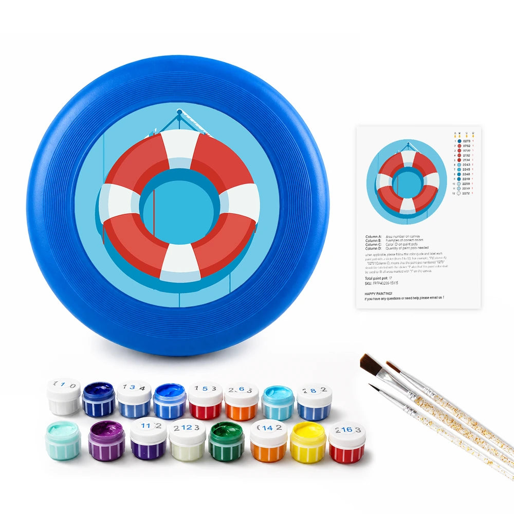 
Paint by Numbers - Frisbee | Life Ring
