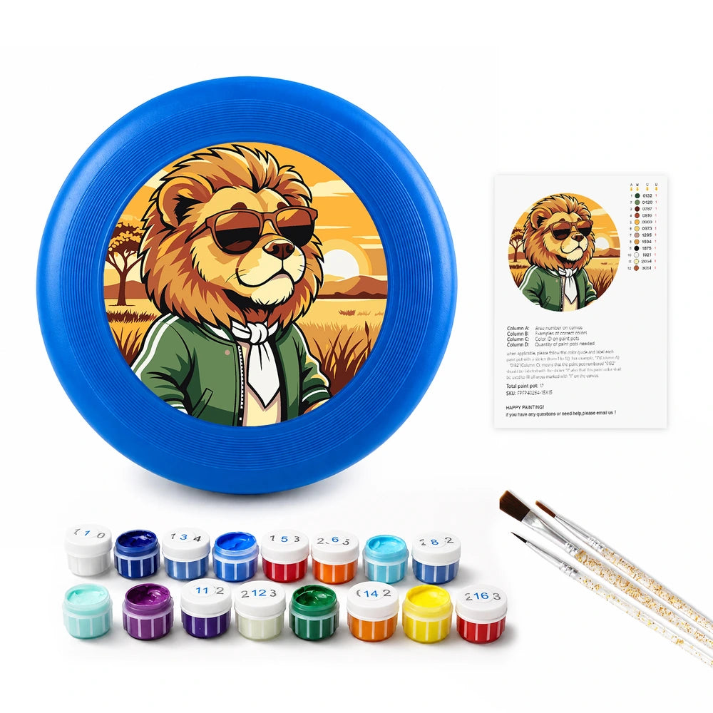 
Paint by Numbers - Frisbee | Lion in a Jacket