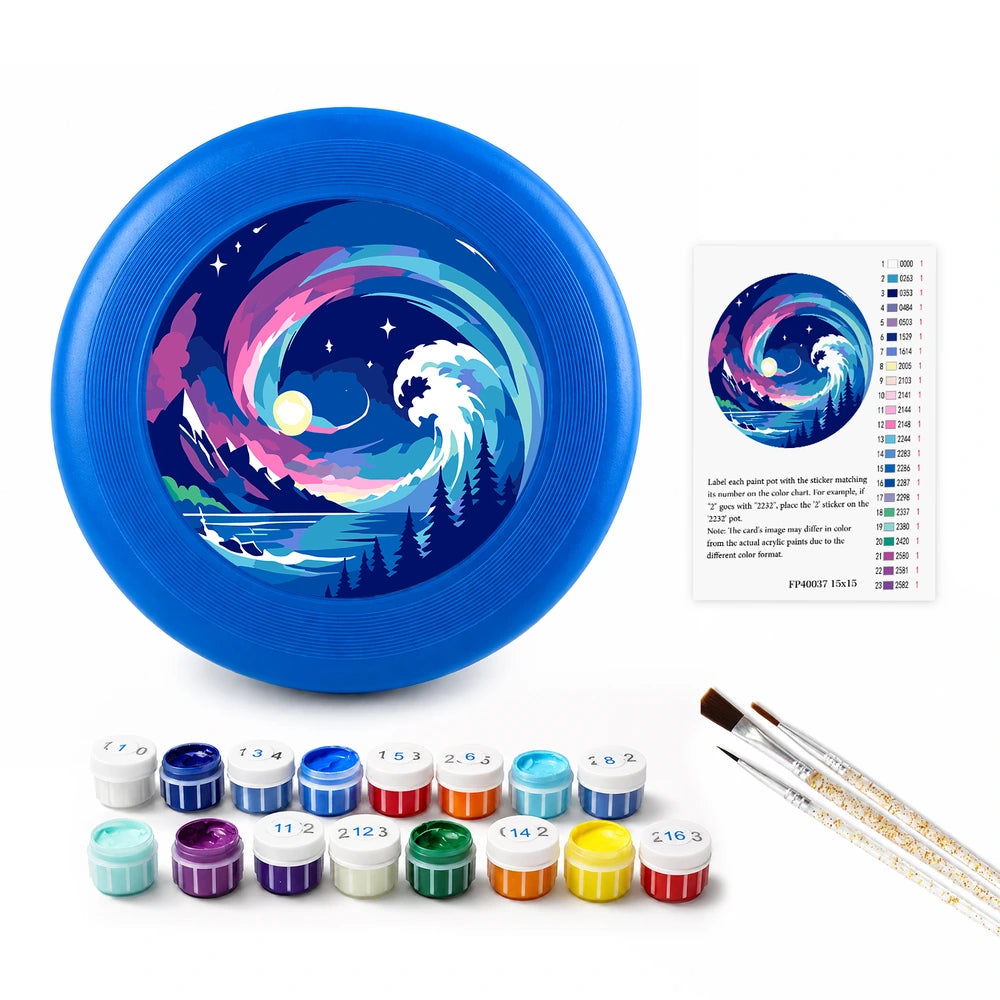 
Paint by Numbers - Frisbee | Moonlit Wave