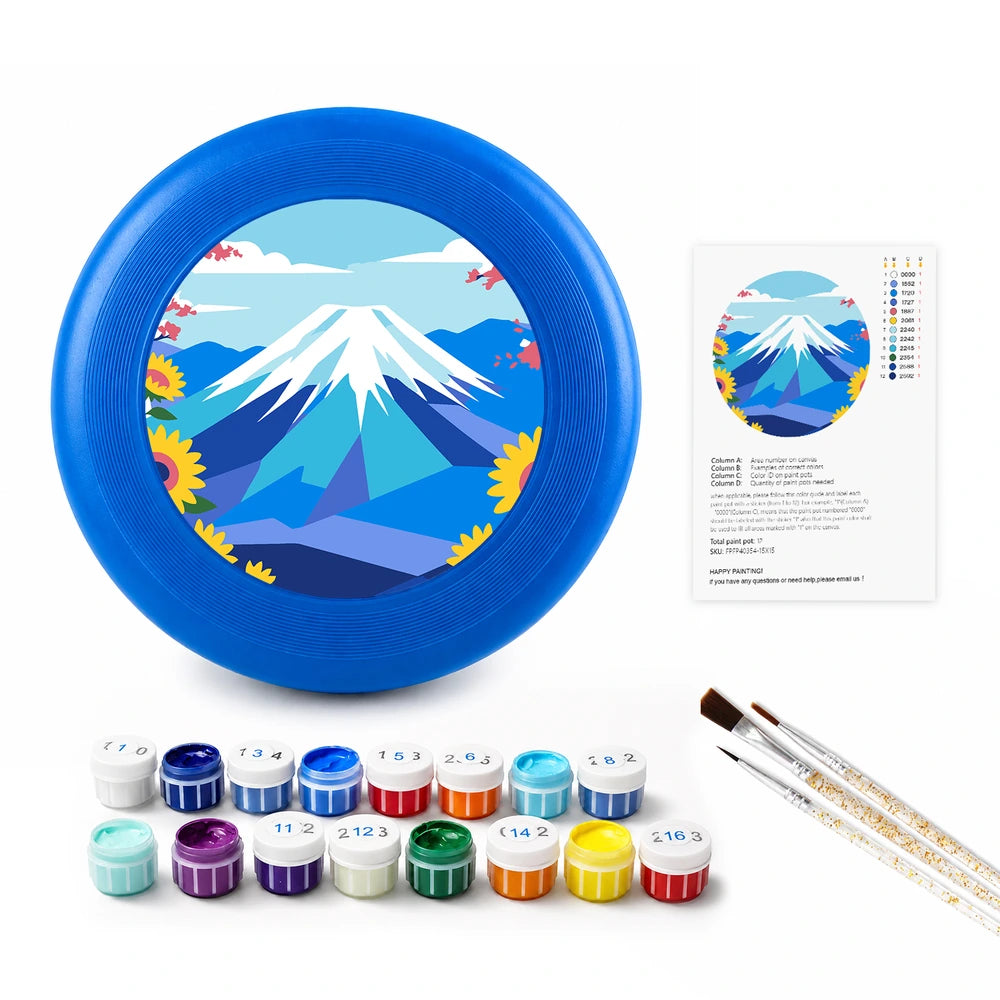 
Paint by Numbers - Frisbee | Mount Fuji in Bloom