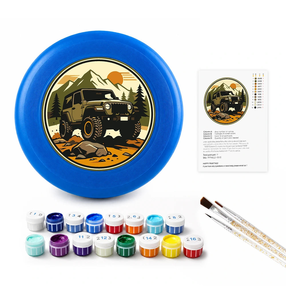 
Paint by Numbers - Frisbee | Off-Road Adventure