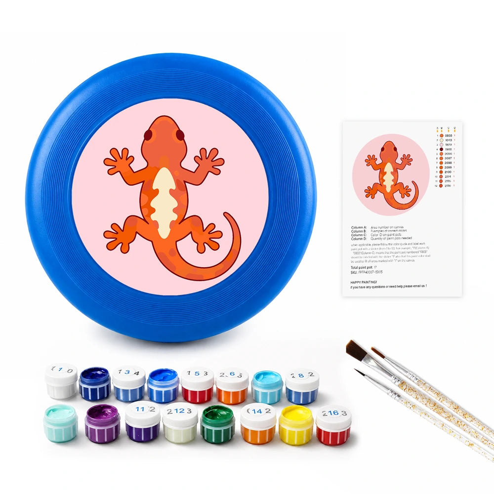 
Paint by Numbers - Frisbee | Orange Lizard
