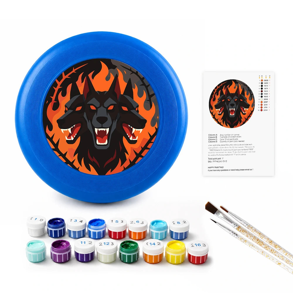 Paint by Numbers - Frisbee | Panther in Flames