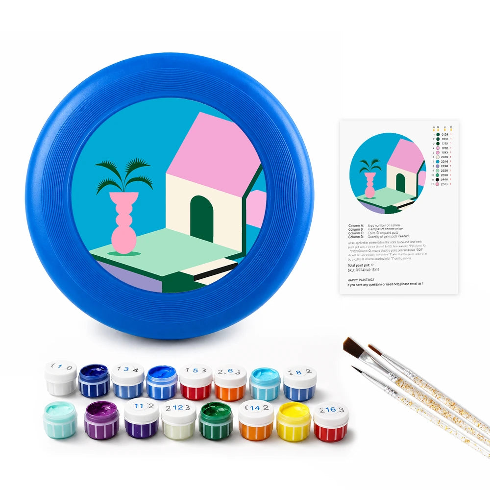 
Paint by Numbers - Frisbee | Pastel House