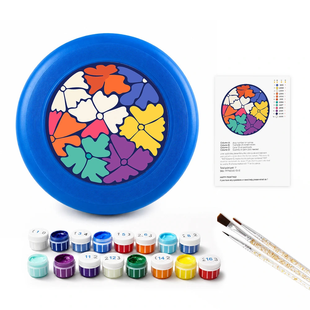 Paint by Numbers - Frisbee | Petal Collage