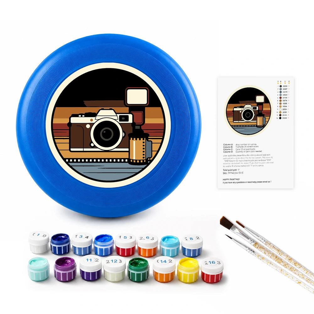 
Paint by Numbers - Frisbee | Retro Camera and Film