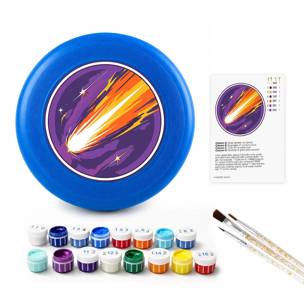 Paint by Numbers - Frisbee | Shooting Comet