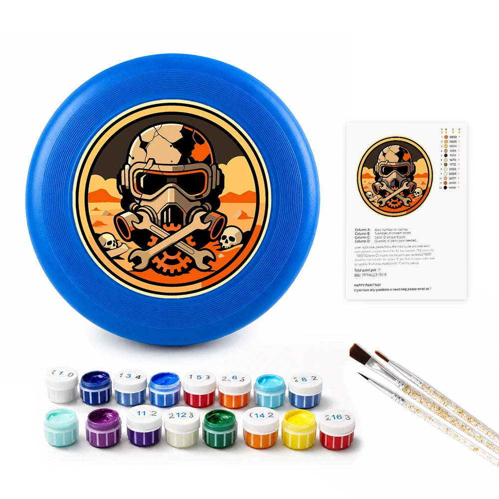 Paint by Numbers - Frisbee | Skull Pilot Crest