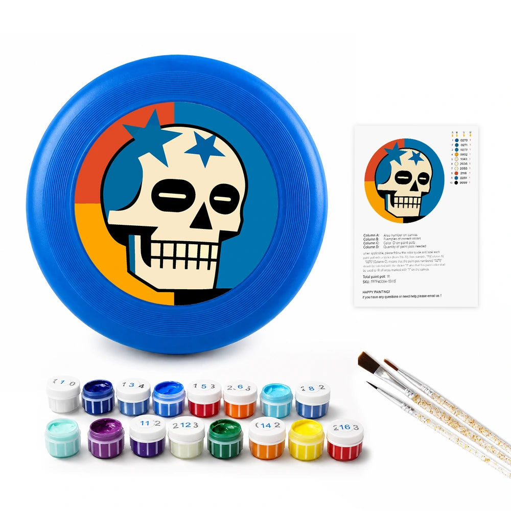 
Paint by Numbers - Frisbee | Star Skull