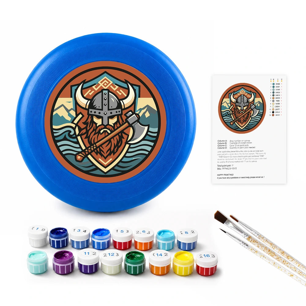Paint by Numbers - Frisbee | Viking Warrior