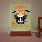 Paint by Numbers - Halloween Light | Cat in a Skeleton Suit