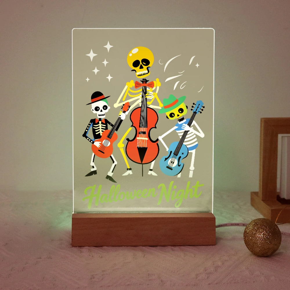Paint by Numbers - Halloween Light | Skeleton Orchestra Night