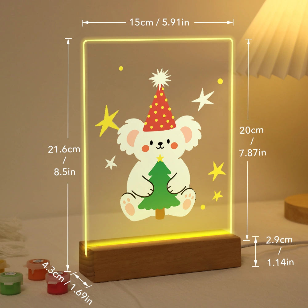 
Paint by Numbers - Christmas Light | Koala Hugging a Little Tree