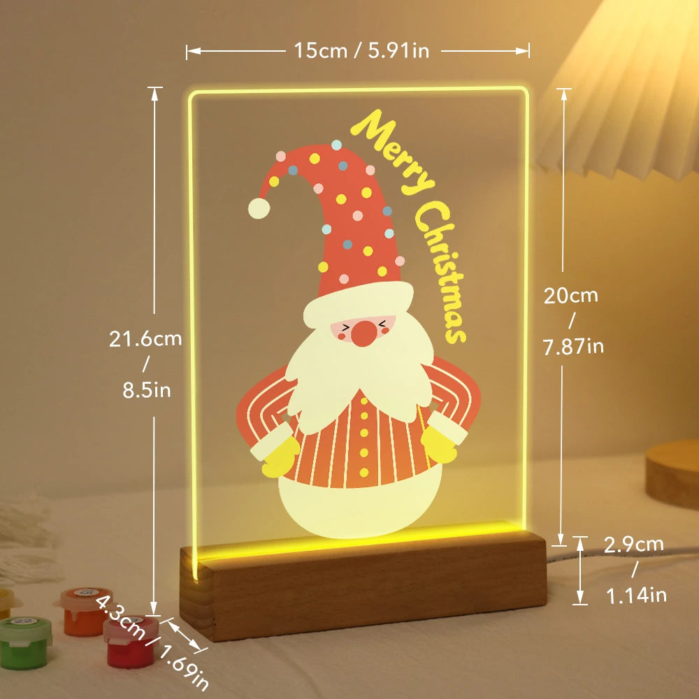 
Paint by Numbers - Christmas Light | Standing Christmas Gnome