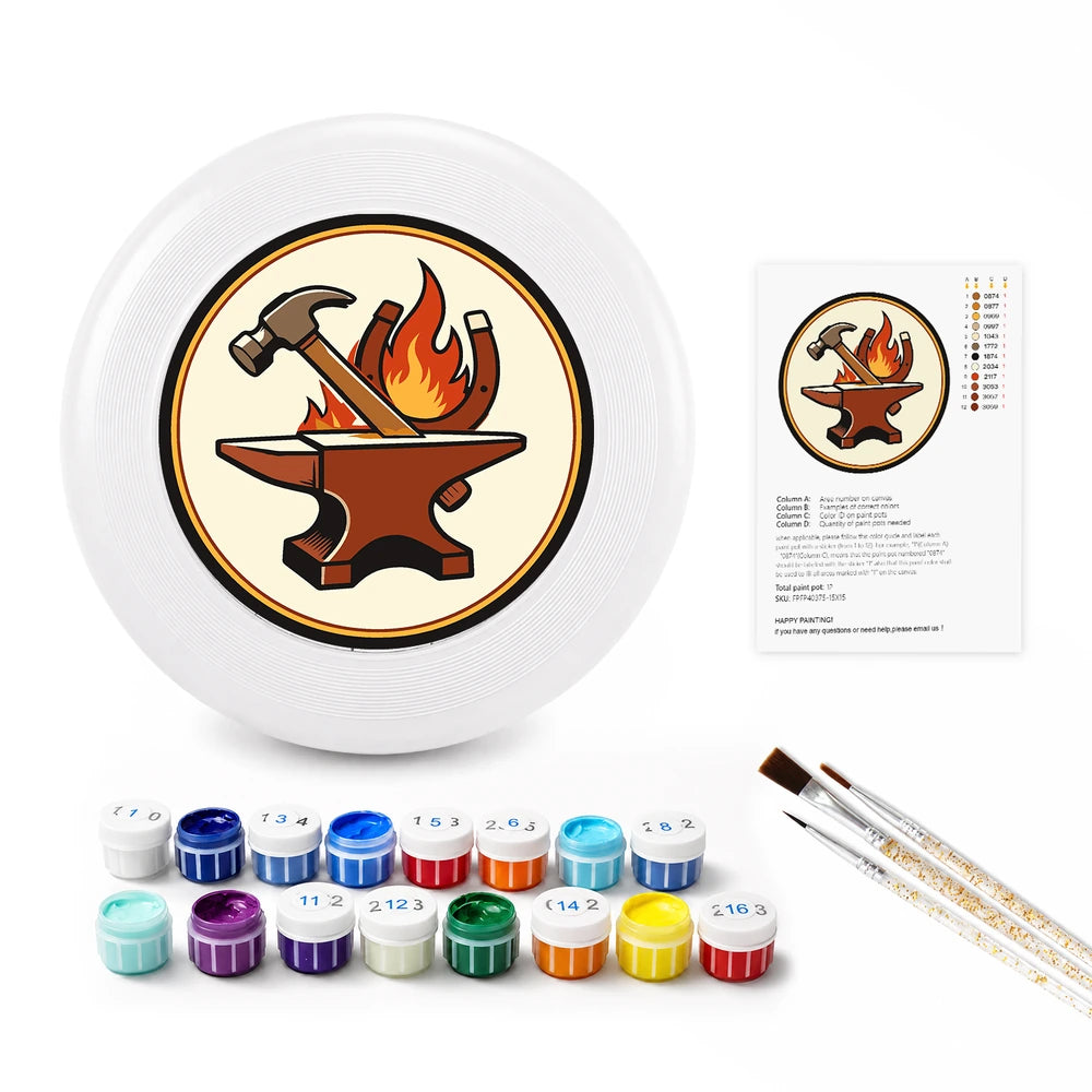 
Paint by Numbers - Frisbee | Anvil and Hammer