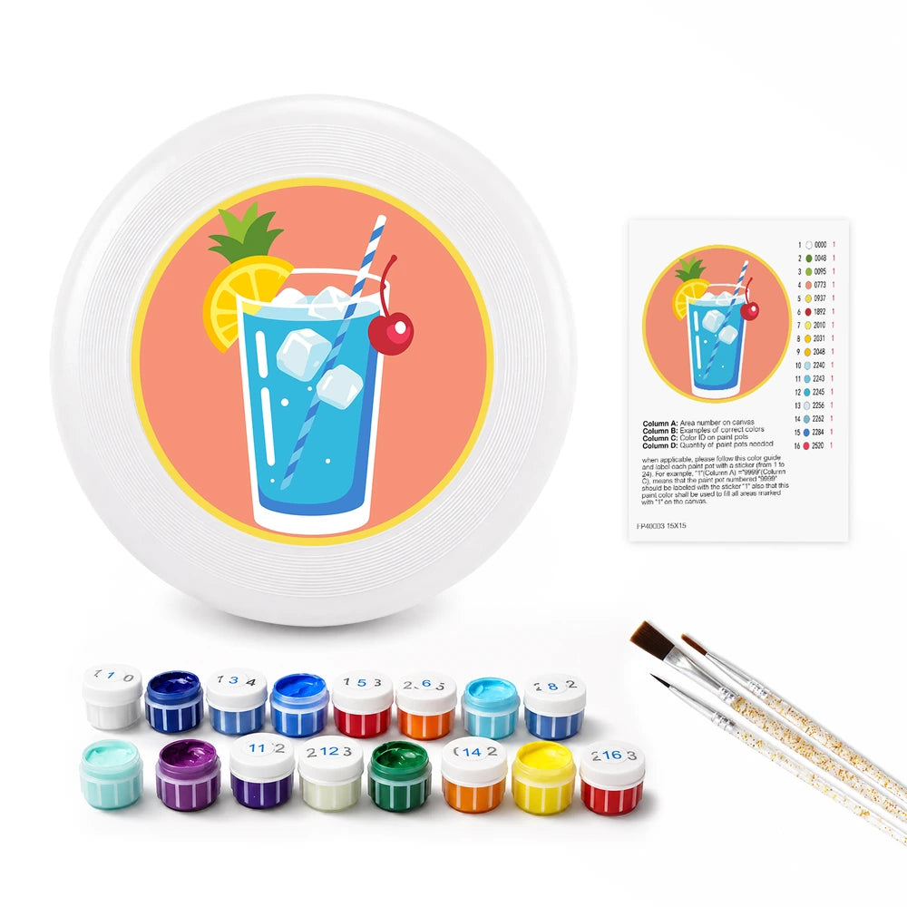 
Paint by Numbers - Frisbee | Blue Lagoon Cooler